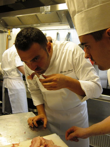 Claudio Sordi del ristorante La Piazzetta a Bologna