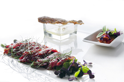 Piatto vincitore di Acqua di Chef 2012(Giuseppe Iannotti del Kresiso a Telese Terme)