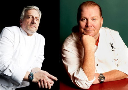 Grandi chef a Identità New York 2012 (Davide Scabin e Mario Batali)