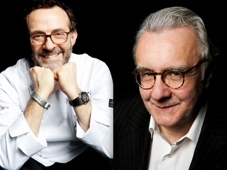 Grandi chef a Identità New York 2012 (Massimo Bottura e Alain Ducasse)