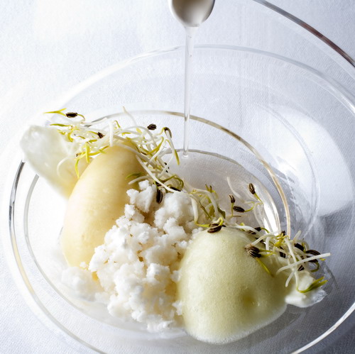 Infusione di Uliassi (alta cucina creativa - foto di cucina