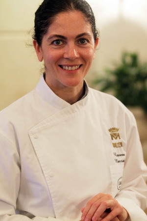 Rosanna Marziale del ristorante Le Colonne a Caserta