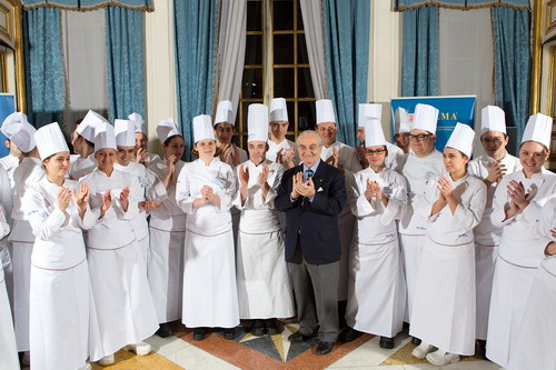 Auguri a Gualtiero Marchesi ad ALMA